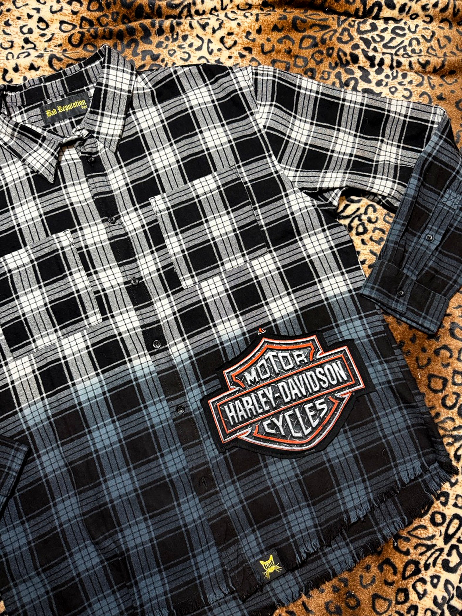 Harley Davidson Biker Flannel