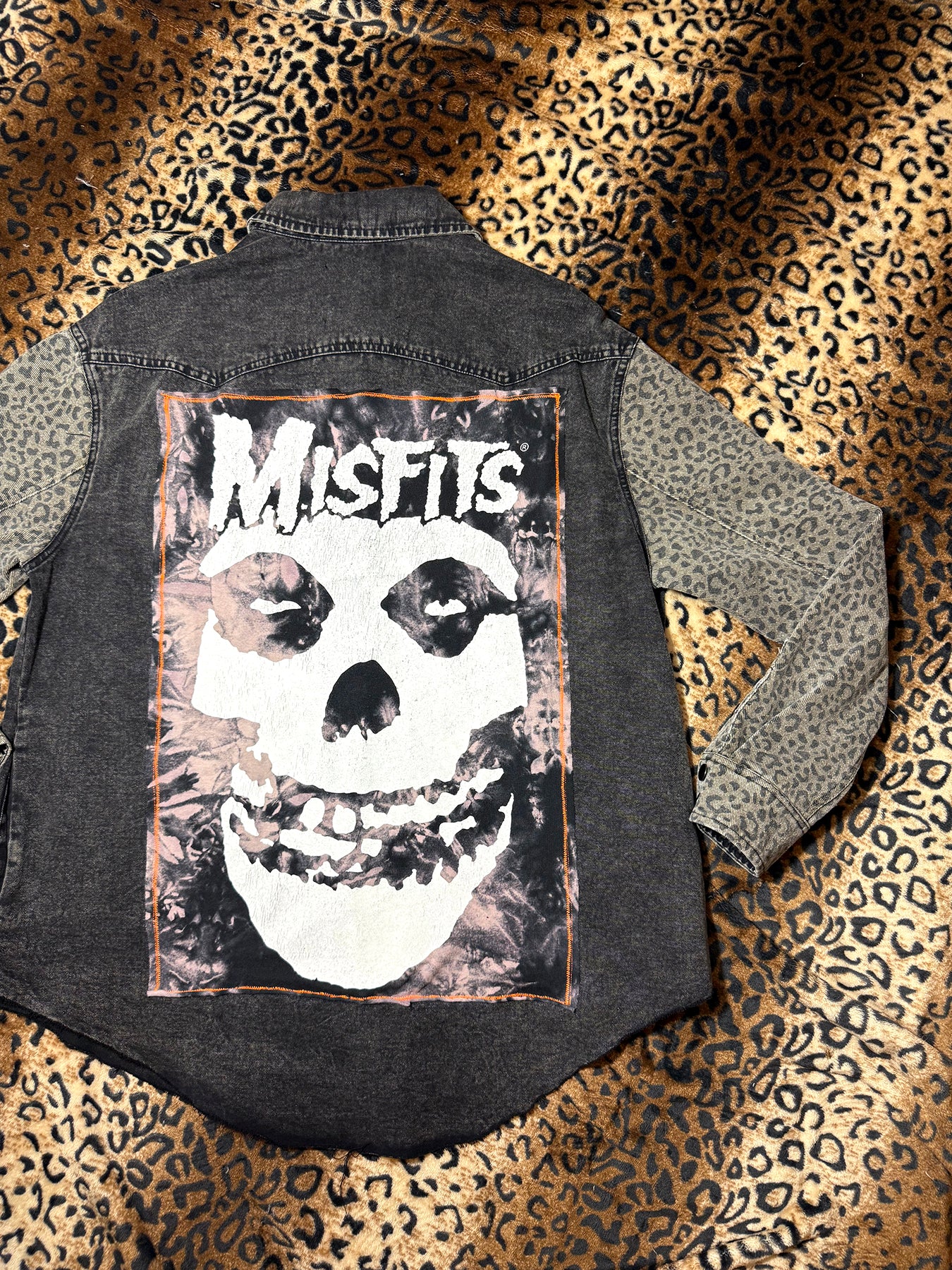 Misfits Leopard Denim Shacket