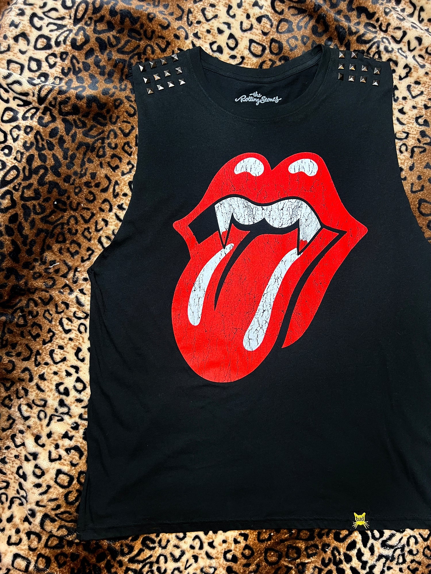 Rolling Stones Vampire Studded Muscle Tank | Bad Reputation NYC