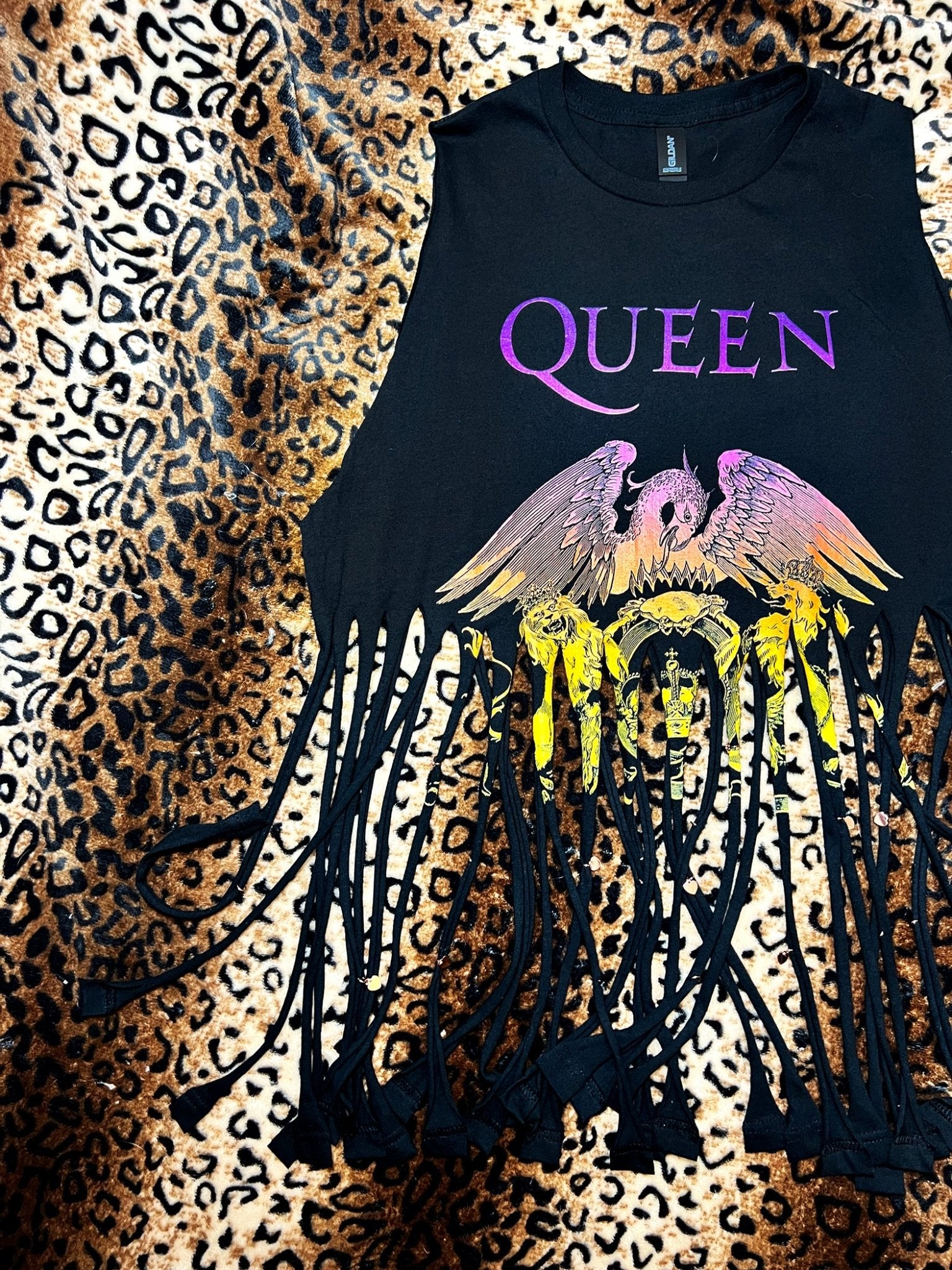 Queen Boho Fringe Crop Tank | Bad Reputation NYC