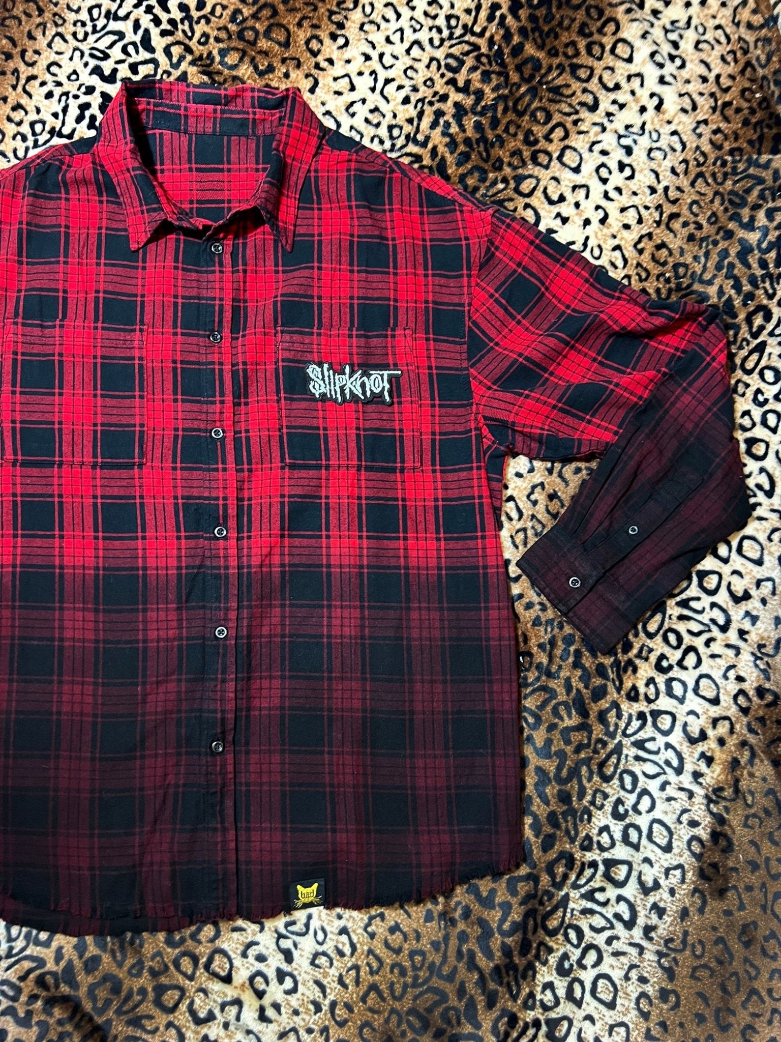 Slipknot The Gray Chapter Ombre Flannel | Bad Reputation NYC