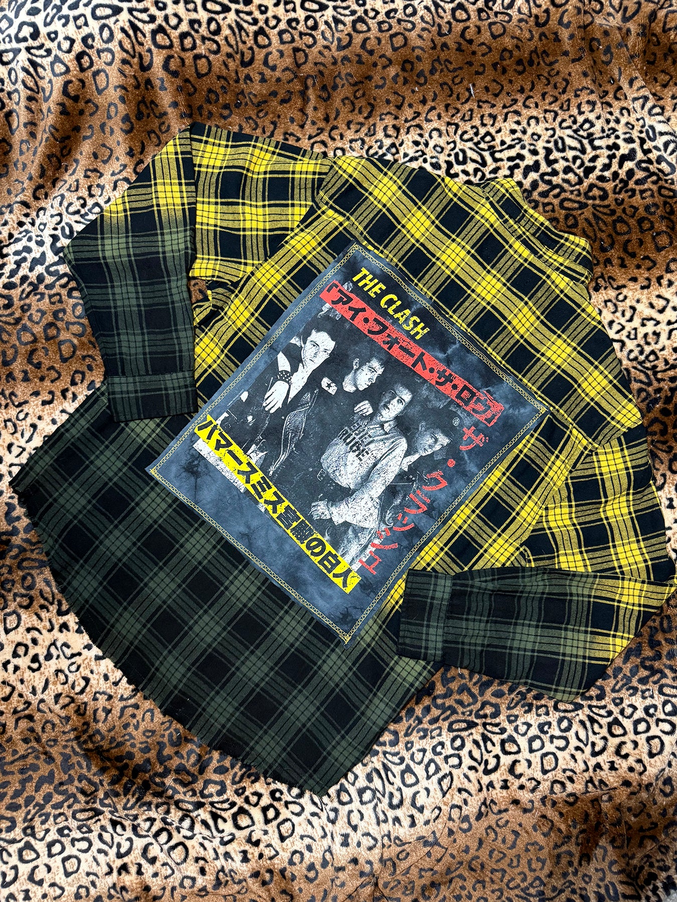 The Clash Yellow Ombre Flannel