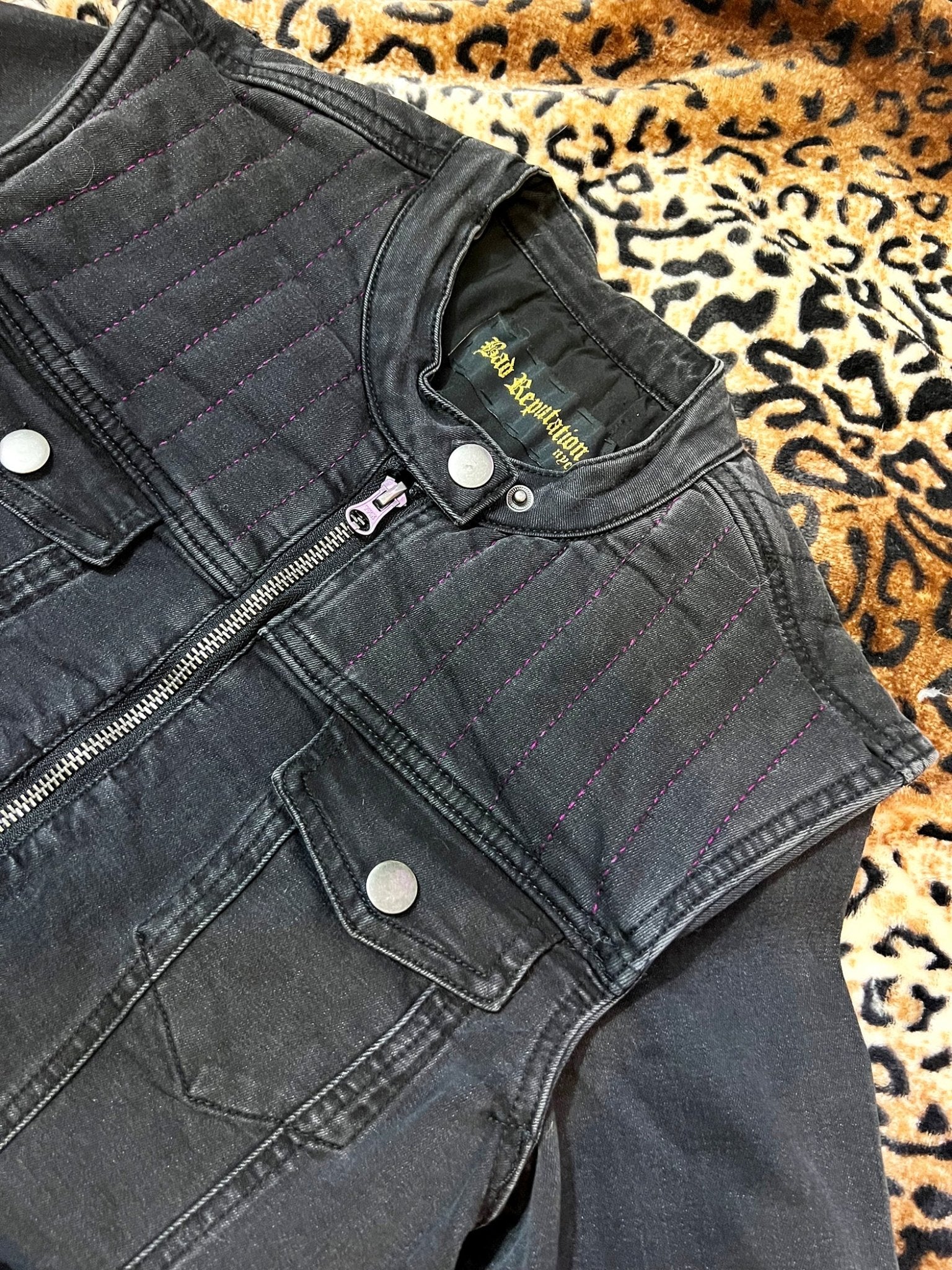 Cats And Curses Denim Jacket | Bad Reputation NYC