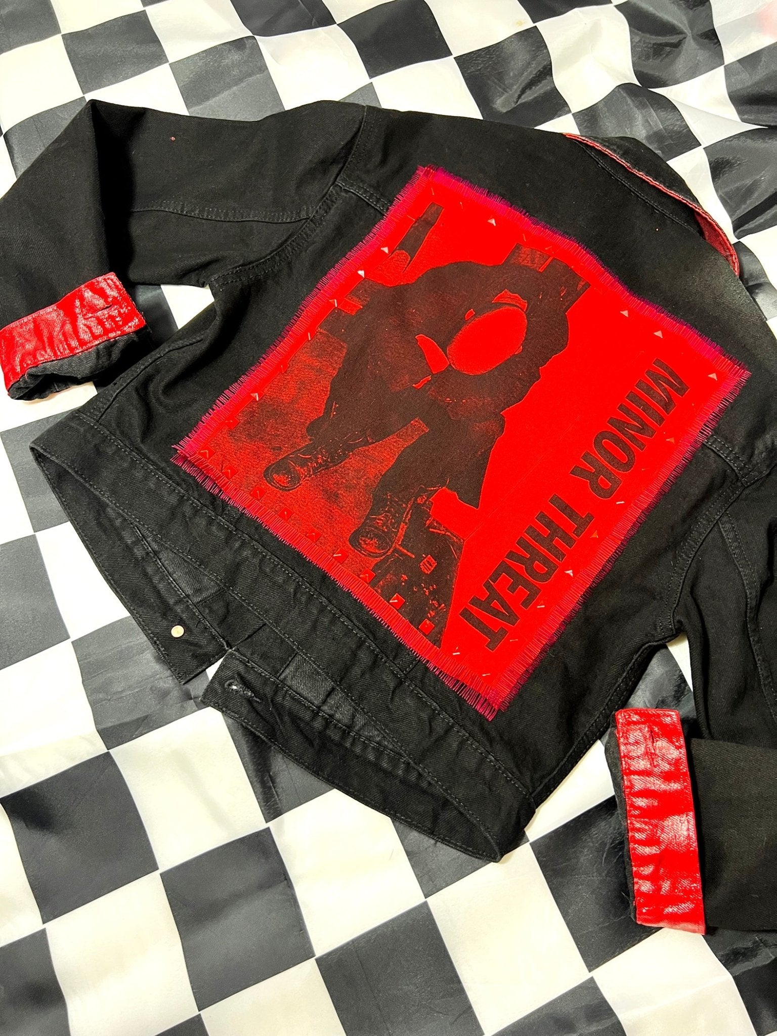 Seeing Red Minor Threat Denim Jacket | Bad Reputation NYC