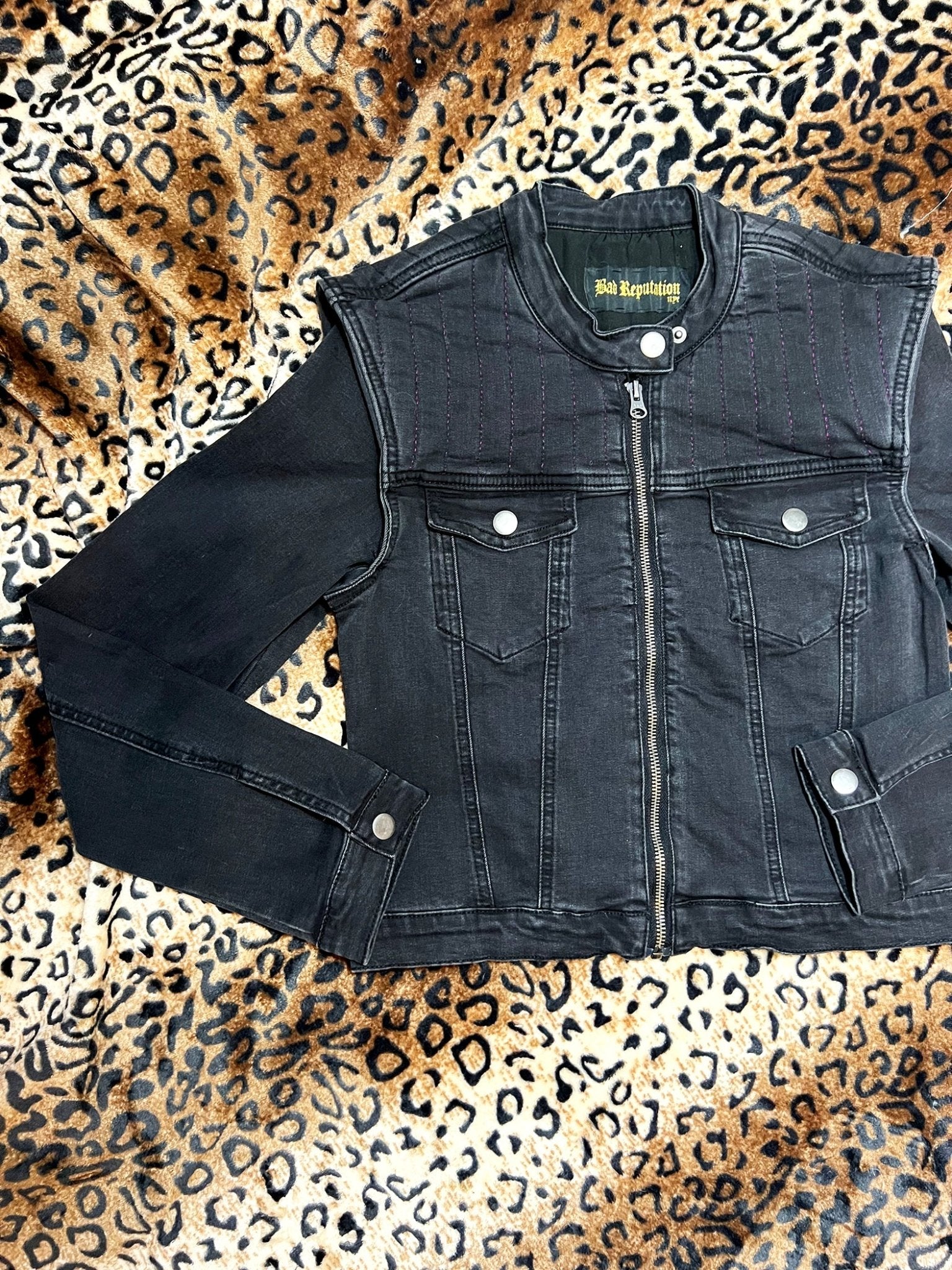 Cats And Curses Denim Jacket | Bad Reputation NYC