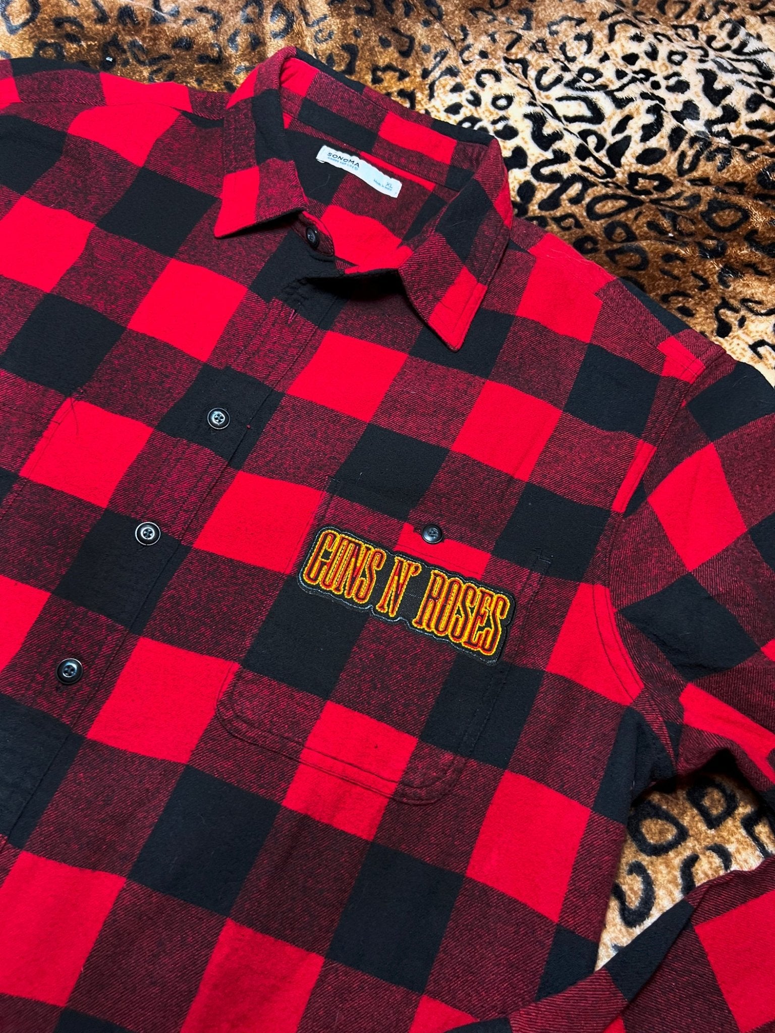 Guns N Roses Destruction Flannel | Bad Reputation NYC