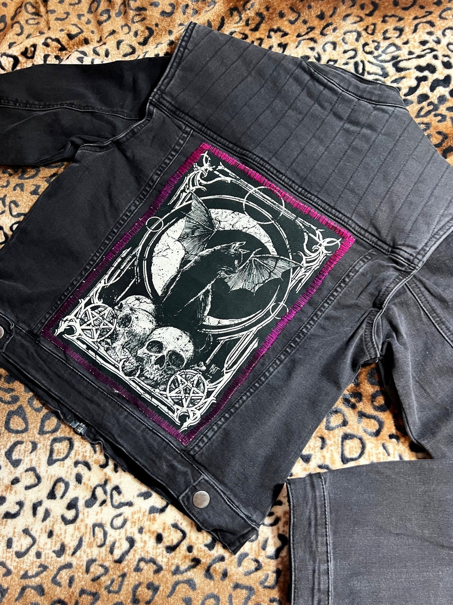 Cats And Curses Denim Jacket | Bad Reputation NYC