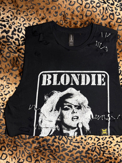 Blondie Safety Pin Crop Tank