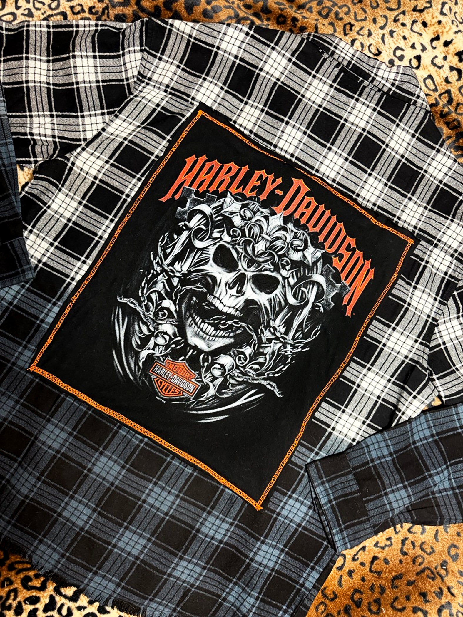 Harley Davidson Biker Flannel