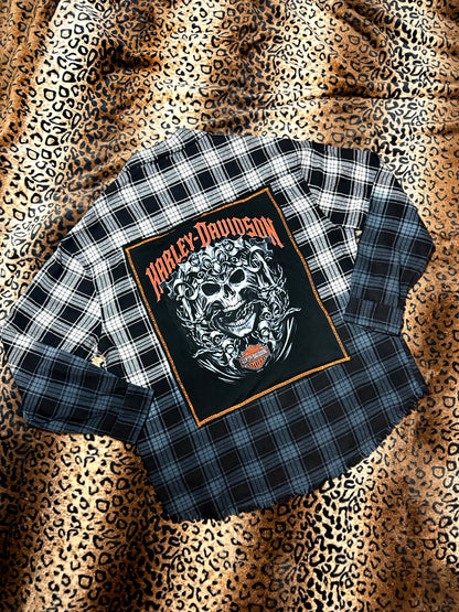 Harley Davidson Biker Flannel