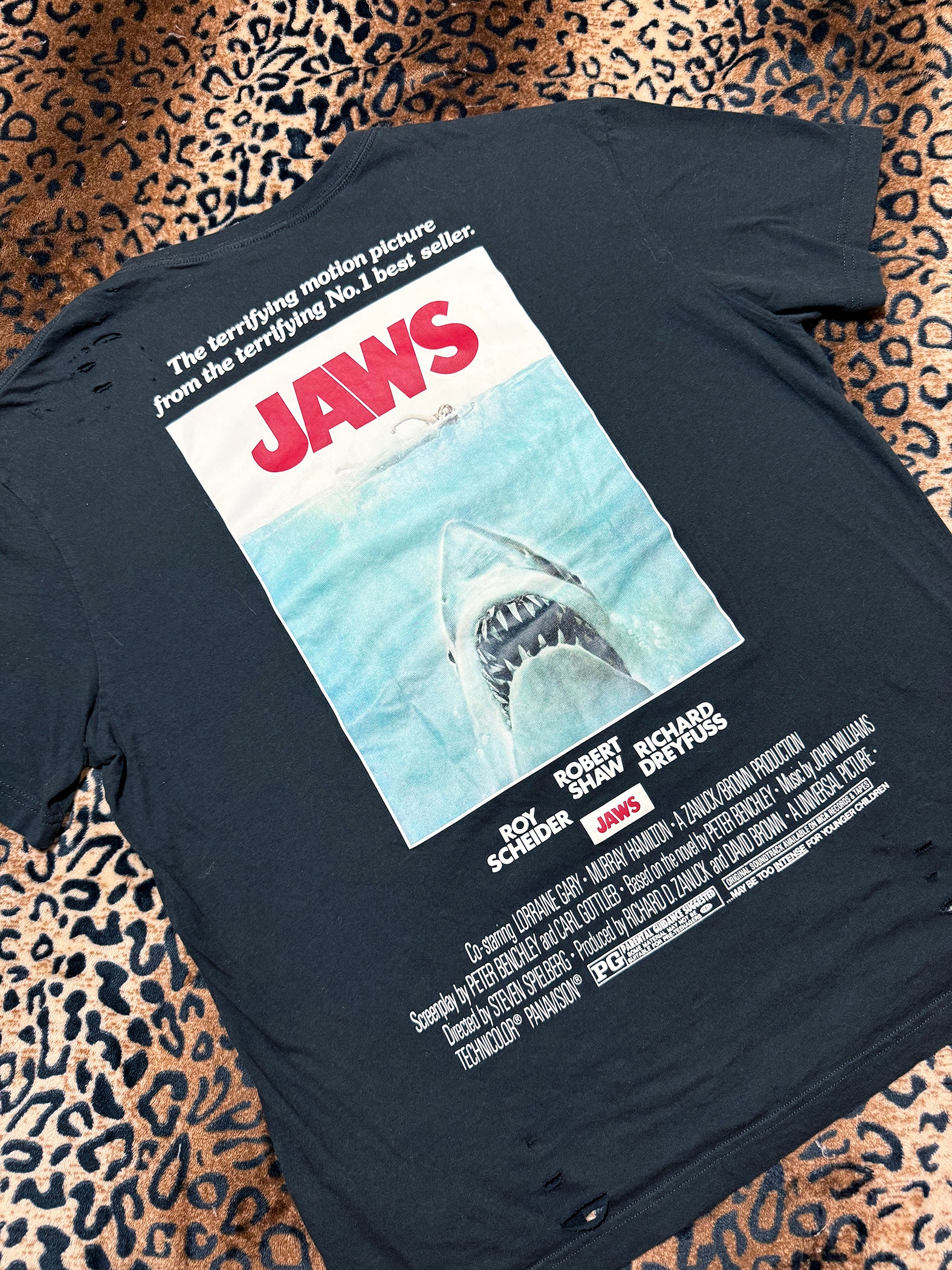 Jaws Distressed T Shirt