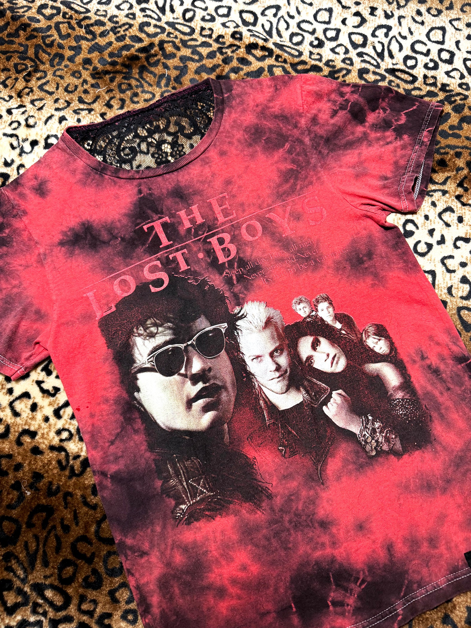 The Lost Boys Cut Out Back Lace T Shirt