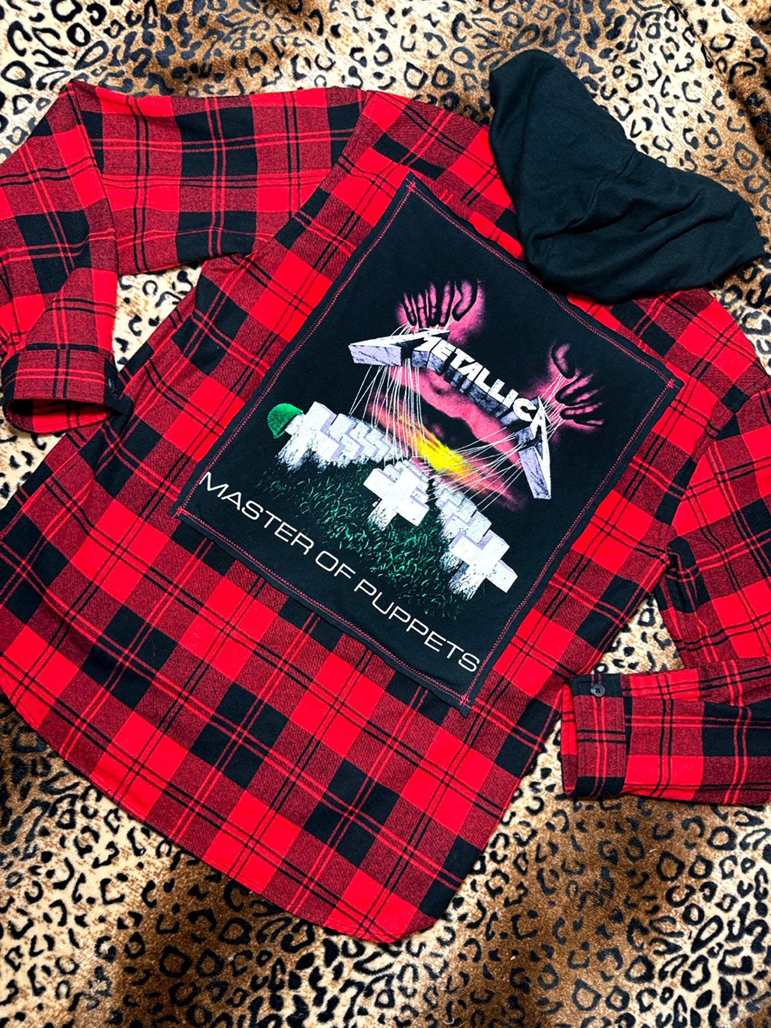 Master of Puppets Hooded Flannel