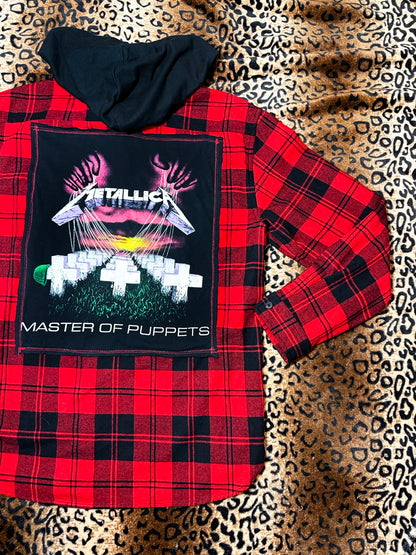 Master of Puppets Hooded Flannel