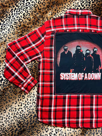 System Of A Down Gas Mask Flannel | Bad Reputation NYC