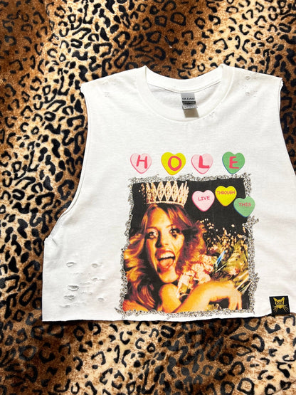 Hole Rhinestone Crop Top | Bad Reputation NYC