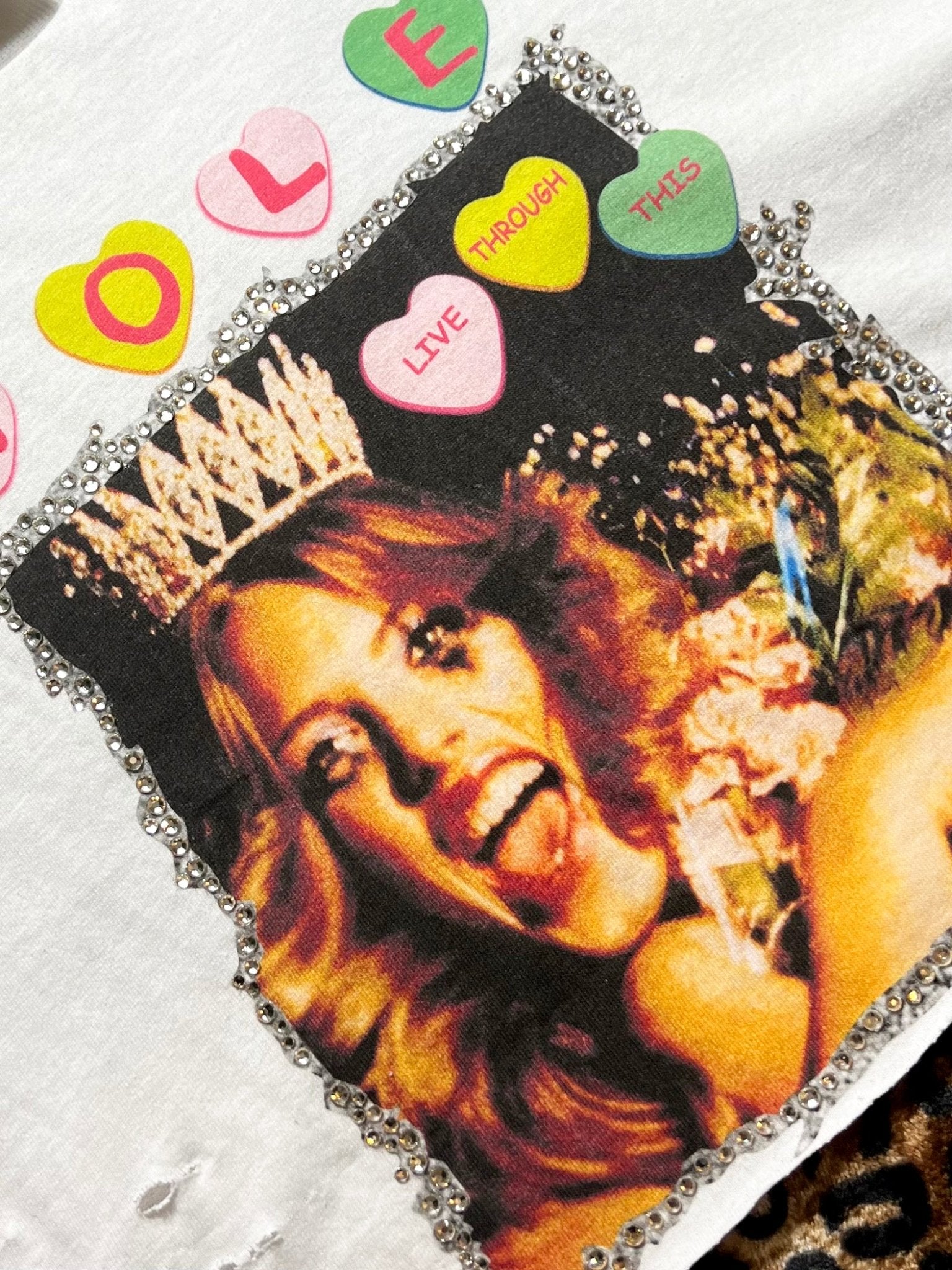 Hole Rhinestone Crop Top | Bad Reputation NYC