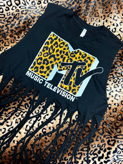 MTV Boho Fringe Crop Tank | Bad Reputation NYC