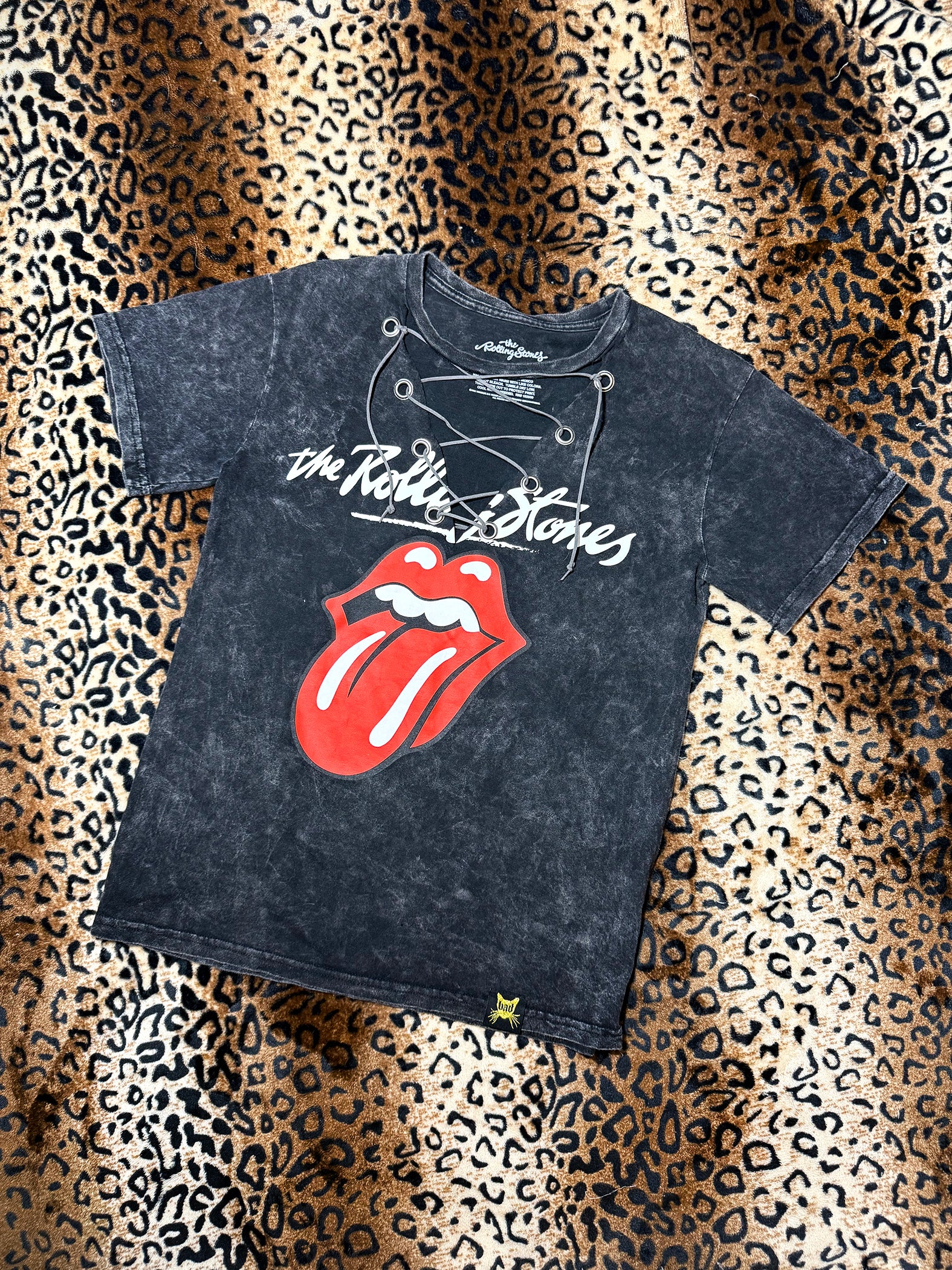 Rolling Stones Corset Laced T Shirt