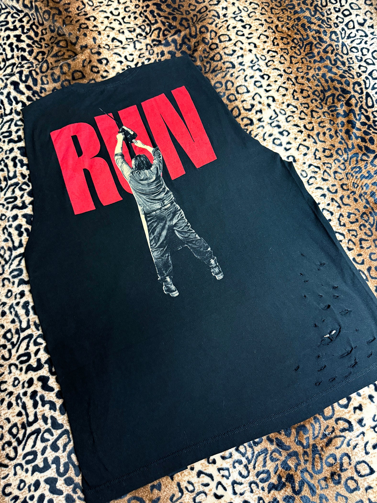 Texas Chainsaw Massacre Distressed Muscle Tank