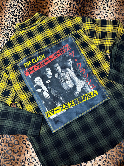 The Clash Yellow Ombre Flannel