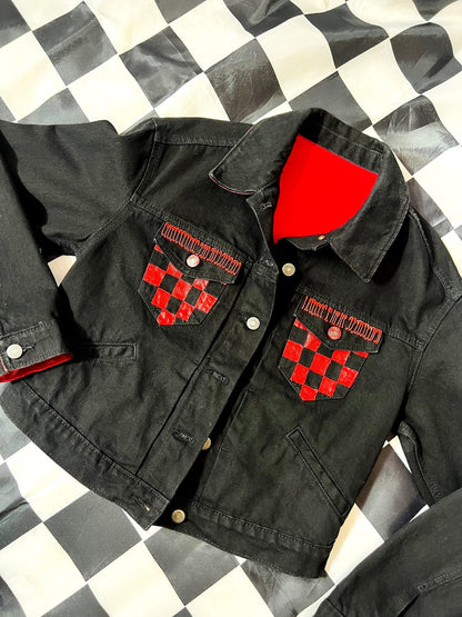 Seeing Red Minor Threat Denim Jacket | Bad Reputation NYC