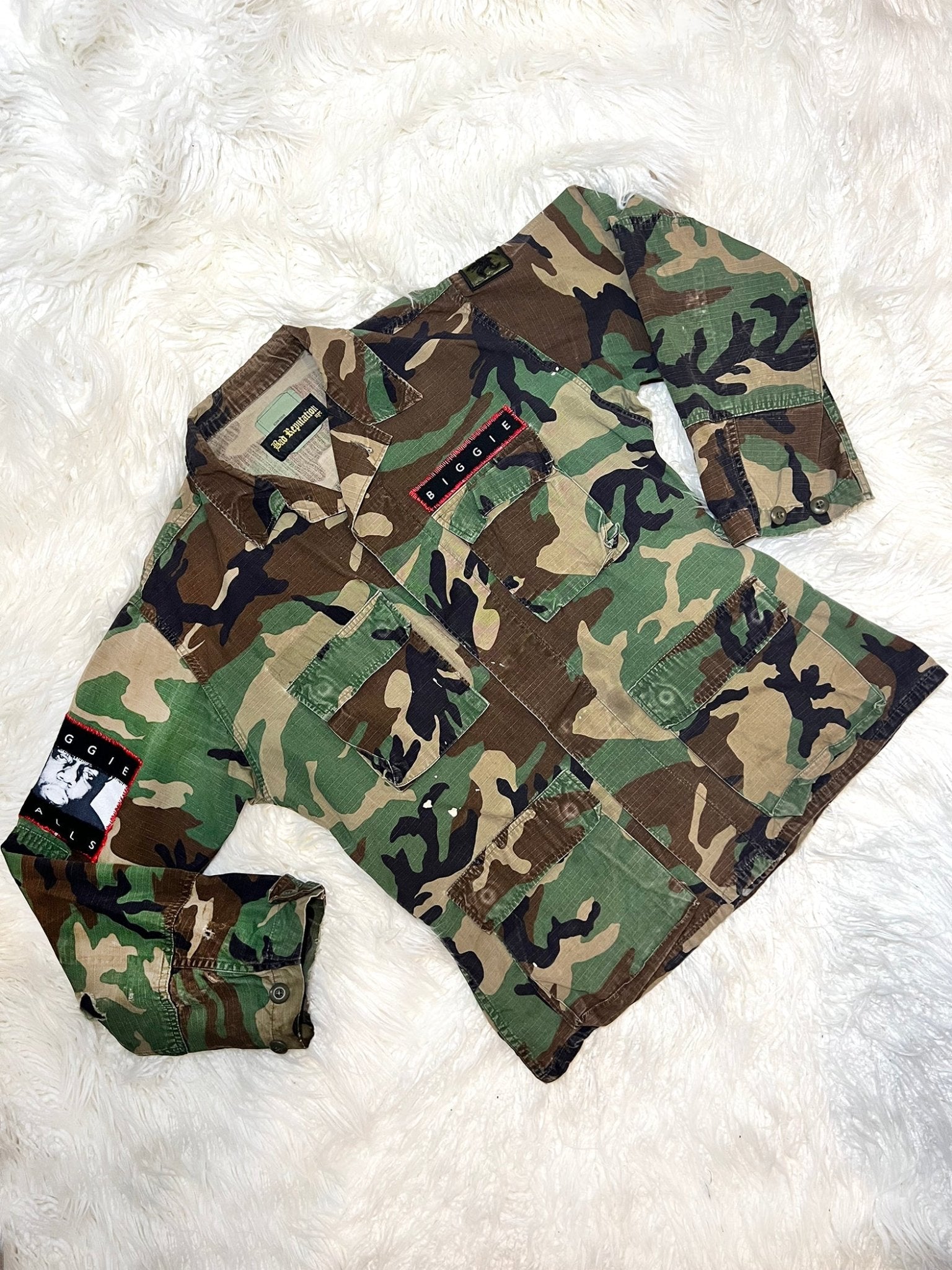 Notorious Patchwork Camo Jacket | Bad Reputation NYC