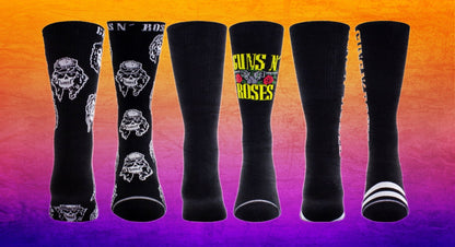 Gun N Roses Crew Socks 3-Pack | Bad Reputation NYC