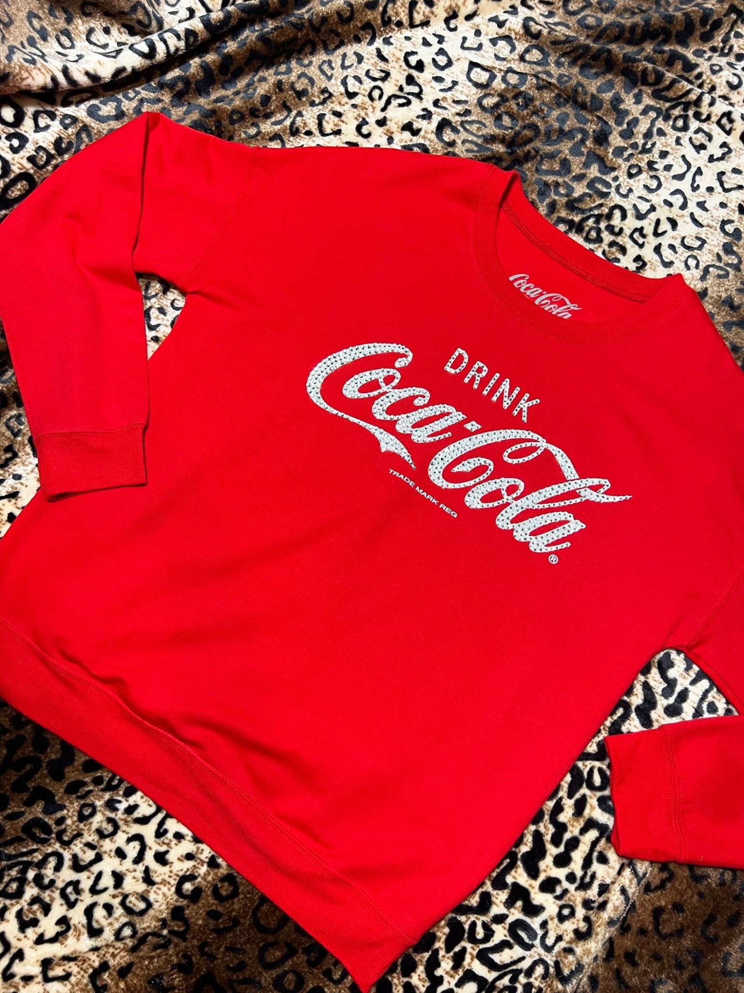 Coca Cola Rhinestone Sweatshirt | Bad Reputation NYC