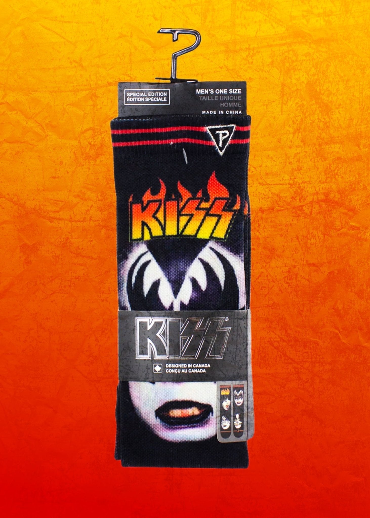 KISS Painted Faces Socks | Bad Reputation NYC