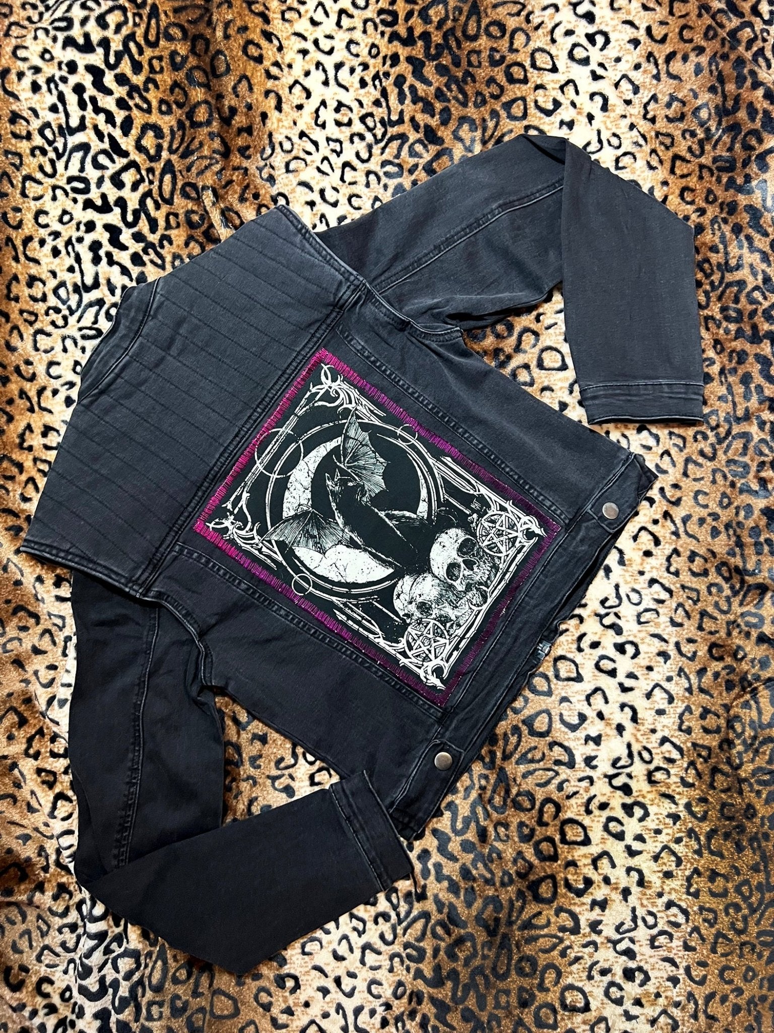 Cats And Curses Denim Jacket | Bad Reputation NYC