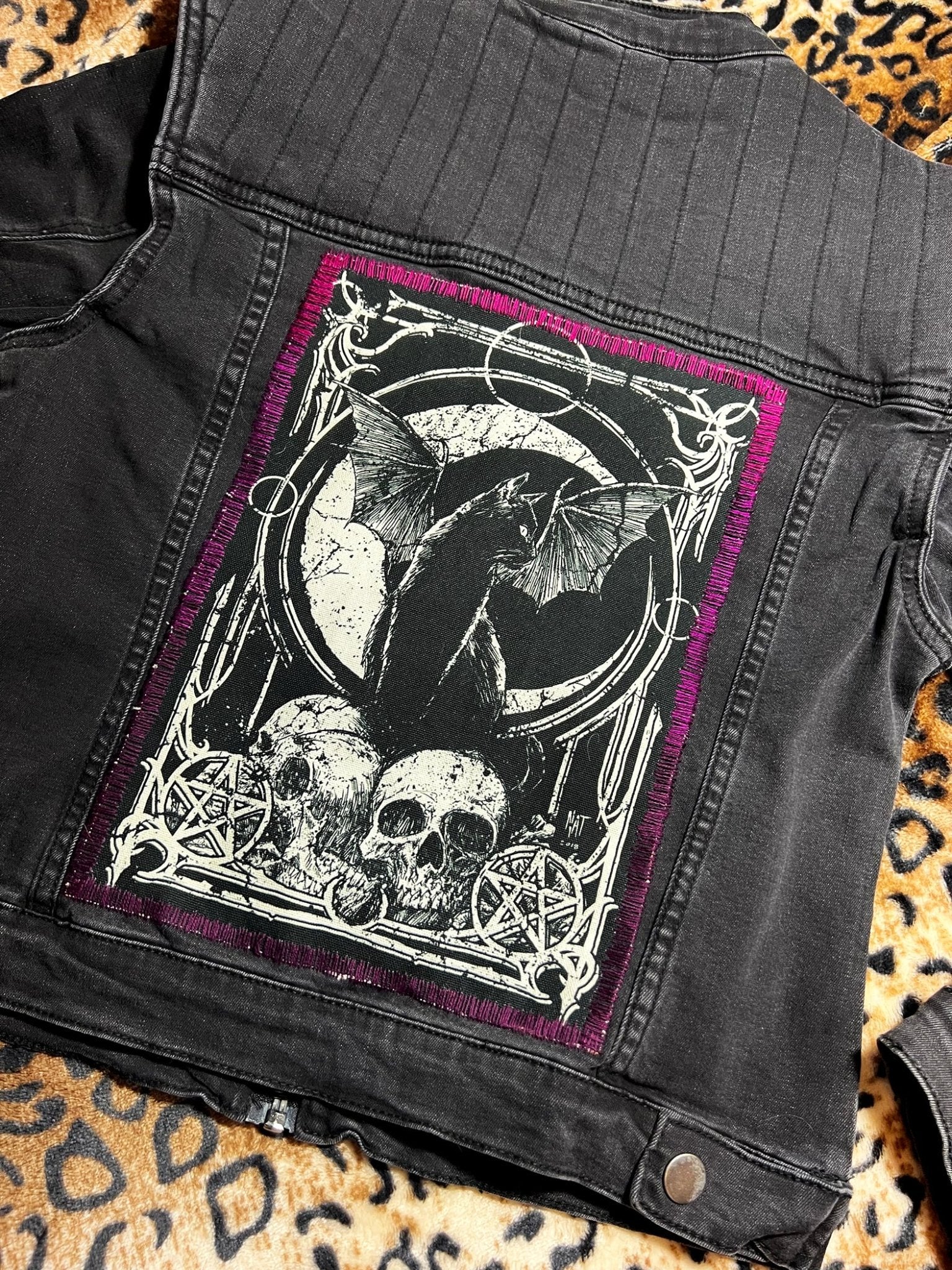 Cats And Curses Denim Jacket | Bad Reputation NYC